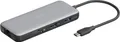 Produktbild: Digitus USB-C Dockingstation DA-70914 inkl. Ladefunktion, integrierter Kartenleser, USB-C Power Delivery