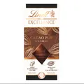 Produktbild: Lindt Excellence Cacao Pur Schokolade aus der Cacao Frucht 50g