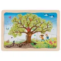 Produktbild: Goki Schichtenpuzzle Mein Apfelbaum 47 aus Holz Holzpuzzle Spielzeug 57346 Neu