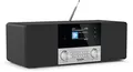 Produktbild: TechniSat DIGITRADIO 4 C - Stereo Digital-Radio (DAB+, UKW, Farbdisplay, Bluetooth-Audiostreaming, Kopfhöreranschluss, AUX-Eingang, Radiowecker, OLED Display, 20 Watt RMS, Elac Lautsprecher) schwarz