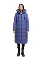 Produktbild: MARIKOO Damen Winterjacke Steppmantel lang gesteppter Mantel Winter Parka Jacke warm B985 [B985-Nadeshik-Blue-Violet-Gr.XXL]
