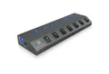 Produktbild: ICY BOX ICY BOX IB-HUB1701-C3, USB-Hub USB-Kabel