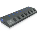 Produktbild: ICY BOX IB-HUB1701-C3, USB-Hub