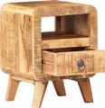 Produktbild: vidaXL Nachttisch 30x30x41 cm Raues Mangoholz