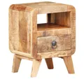 Produktbild: vidaXL Nachttisch Nachttisch 30x30x41 cm Raues holz (1-St)