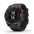 Produktbild: Garmin fēnix 7 Pro – GPS-Multisport-Smartwatch mit Solarladelinse, Farbdisplay und Touch-/Tastenbedienung, TOPO-Karten, über 60 vorinstallierte Sport-Apps, GarminMusic und GarminPay