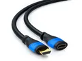 Produktbild: deleyCON deleyCON 2m HDMI Verlängerung - HDMI 2.0 kompatibel HDMI-Kabel