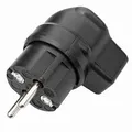 Produktbild: KALTHOFF 341 Vollgummi Winkelstecker, 1 Stück, schwarz, 341006