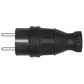 Produktbild: Schuko Gummistecker Elastomer Stecker, schwarz für  H07RN-F bis 2,5²