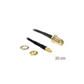 Produktbild: 88580 - Antennenkabel SMA Buchse zum Einbau zu MMCX Stecker 200 mm