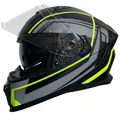 Produktbild: RALLOX Helmets Motorradhelm Integralhelm 69-G neon grün matt