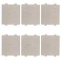 Produktbild: BOJACK Universal Glimmerblatt Glimmerscheibe Mikrowellenzubehör Waveguide Cover 118×99mm Glimmerplatte Mikrowelle (Packung mit 6 Stück)