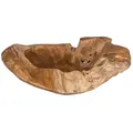 Produktbild: Levandeo® Dekoschale, Schüssel Schale Teakholz 50cm Teak Massiv Holz Obstschale Holzschale 50 cm