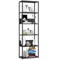 Produktbild: Akord Loft-Regal, Schwarz, Metall, Nachbildung, 6 Fächer, Rechteckig,Rechteckig, 60x192x32 cm, Wohnzimmer, Regale, Bücherregale