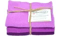 Produktbild: Solwang Putzlappen Staubig Lila Kombi gestrickt Wischlappen Baumwolle Wischtücher Edelstahl