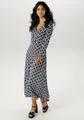 Produktbild: Aniston SELECTED Midikleid mit eleganten, grafischen Druckverlauf