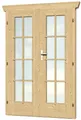 Produktbild: Skanholz Doppelflügeltür, beige (natur), 186,5cm, 117,5cm