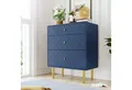 Produktbild: Merax Sideboard mit 2 Türen und 3 Schubladen, Beistelltisch mit verstellbaren Ablagen, Holz Kommode,Anrichte,Wohnzimmerschrank,Breite:75 cm