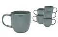 Produktbild: Van Well | URBAN Kaffeebecher 32 cl grau 6er Set - Steinzeug stylisch, handlicher Kaffee - Tee Becher