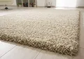 Produktbild: Steffensmeier Hochflor Teppich Twilight | Wohnzimmer | Beste Qualität | Elastischer Flor | Creme meliert 2211, Größe: 80x150 cm