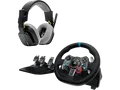 Produktbild: LOGITECH G29 Driving Force Rennlenkrad und Bodenpedale für PS5, PS4, PC, Mac + Astro A10 Gen 1 Gaming Headset Kabelgebundenes