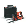 Produktbild: Black+Decker 3-in-1 Autoselect Universalsäge Scorpion 500W RS890K – Elektrische Mehrzwecksäge Hand-, Stich- und Astsäge mit Koffer – 23mm Hublänge
