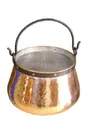 Produktbild: CopperGarden Kupferkessel 40 L mit Henkel I Robuster Kessel aus verzinntem Kupfer: Ideale Wärmeleitung & -verteilung I Lebensmittelechter Feuerkessel für Gulasch/Feuerzangenbowle uvm.