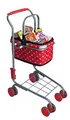 Produktbild: tanner DER KLEINE KAUFMANN TANNER Deco - Metall Einkaufswagen mit Tragekorb und Zubehör, mit verschiedenen Produkten, Zubehör für Kaufmannsladen, lebensmittelechtes Design, 1028.2