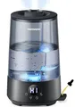 Produktbild: Homvana Luftbefeuchter Schlafzimmer Topfill, 3.6L 360°Cool Mist, Ruhig 16dB