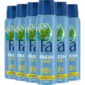 Produktbild: Fa Deospray Fresh Sport (6 x 150 ml) – langanhaltender Frischeduft & zuverlässiger Schutz, sportliches Deodorant im praktischen 6er Pack