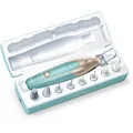 Produktbild: Beurer MP 84 Maniküre/Pediküre-Set türkis LED-Licht 10 hochwertige Aufsätze NEU