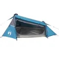 Produktbild: vidaXL Tunnelzelt 2 Personen, Campingzelt mit Netzwände, Wasserdicht Gartenzelt mit abnehmbarem Überzelt, Zelt, Blau 185T Polyester