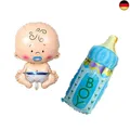 Produktbild: Huture 2 Stück Baby Formballon Baby Junge Folienballon Fläschchen It's a Boy B