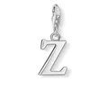 Produktbild: Damen Charm-Anhänger Buchstabe A-Z Charm Club Geschwärzt 925 Sterling Silber,...