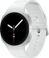 Produktbild: Samsung Galaxy Watch8 44 mm Aluminiumgehäuse silver am Sport Band M/L white [Wi-