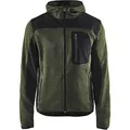 Produktbild: BLAKLÄDER Herren Strickjacke 4930 armygrün/schwarz Größe 3XL