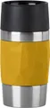 Produktbild: Emsa Thermobecher Travel Mug Compact, Edelstahl, Kunststoff, Silikon, 0,3L, Edelstahl, 3h warm/6h kalt, 360°Trinköffnung, spülmaschinenfest
