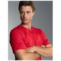 Produktbild: Trigema T-Shirt TRIGEMA T-Shirt aus 100% Baumwolle (1-tlg) rot S (44/46)