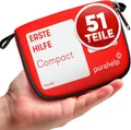Produktbild: Purahelp Erste-Hilfe-Set Mini - Kompakt & Leicht - für Reisen, Outdoor, Camping, Fahrrad, (51 St), Reiseapotheke Erste Hilfe Set Outdoor