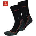 Produktbild: Arbeitssocken H.I.S, Damen, Gr. 39-42, schwarz (schwarz, grau), Baumwolle, Elasthan, Polyacryl, Polyamid, Polyester, unifarben, elastisch, Socken, für optimalen Schutz in Arbeitsschuhen, Topseller