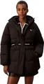 Produktbild: Calvin Klein Damen Pufferjacke Belted Midweight mit Taillengürtel, Schwarz (Black), M