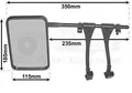 Produktbild: UNIVERSAL CARAVANSPIEGEL AUFSETZSPIEGEL WOHNWAGENSPIEGEL EINFACHSCHWENKARM