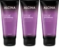 Produktbild: 3x Alcina Color Shampoo Violett 200 ml