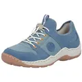 Produktbild: Rieker Slip-On Sneaker Slipper, Schlupfschuh, Freizeitsneaker mit Schnellverschluss blau 43 EU