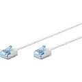 Produktbild: Goobay Ultraflexibles CAT 6A Patchkabel, slim, U/FTP, weiss (U/FTP, CAT6a, 1 m) (74332)