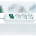 Produktbild: Brennenstuhl Eco-Line Steckdosenleiste mit Schalter 3-fach weiß 5,0 m