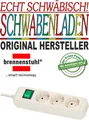 Produktbild: Brennenstuhl Steckdosenleiste mit Schalter - 3fach - Weiß - 1,5m Kabel