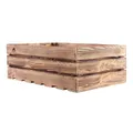 Produktbild: Deko Holzkiste geflammt 60x40x21cm Obstkiste Holzbox
