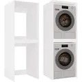 Produktbild: POLA TWIN Waschmaschinen- und Trocknerschrank Weiß - Weiß