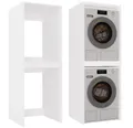 Produktbild: Pola Twin Waschmaschinen- & Trocknerschrank, platzsparend | Mattweiß